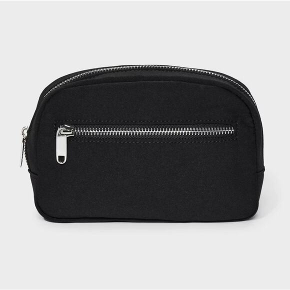 Wild Fable Unisex Black Adjustable Strap Zip Front Crossbody/Fanny Pack - Picture 1 of 5